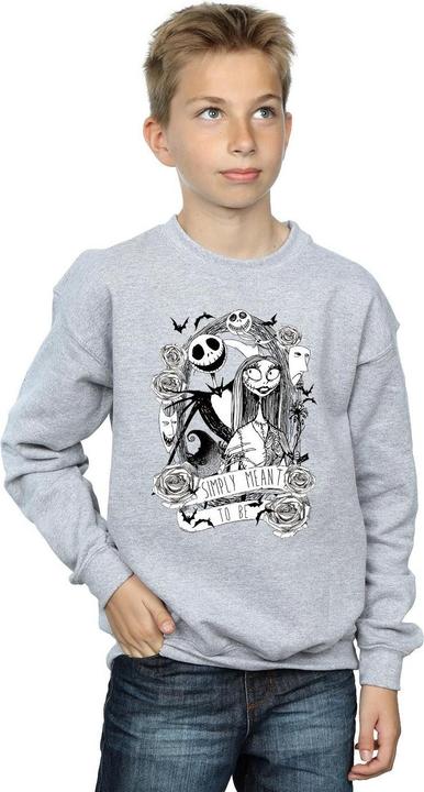 Produktbild Disney Nightmare Before Christmas Simply Meant To Be Sweatshirt Jungen (140, 146)