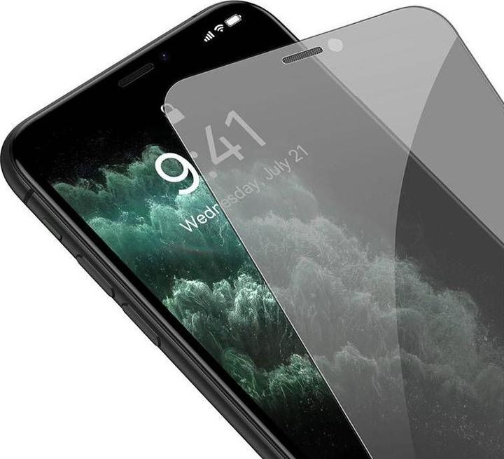 Immagine prodotto Baseus Cristallo di protezione della privacy Vetro temperato 0,3 mm per iPhone X/XS (1 Pezzo/i, Apple iPhone X)