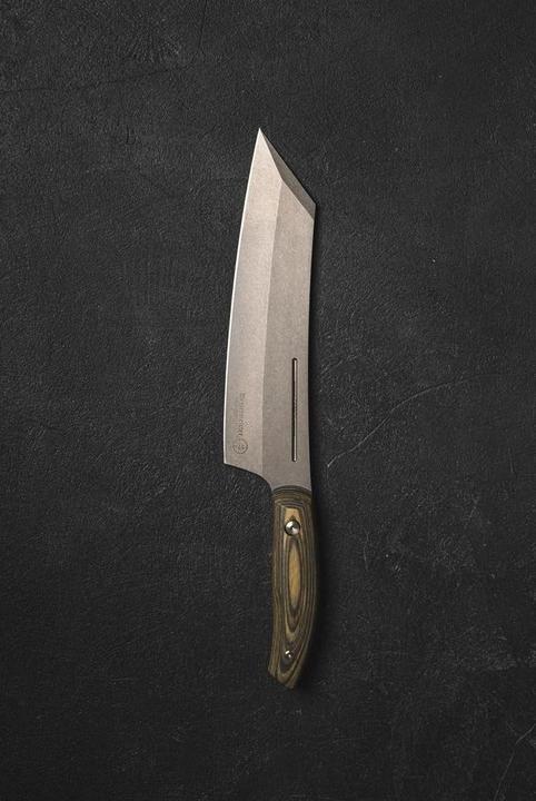 Immagine prodotto Messermeister Coltello da chef Carbon Bunka 20 cm, marrone/grigio (21.60 cm)