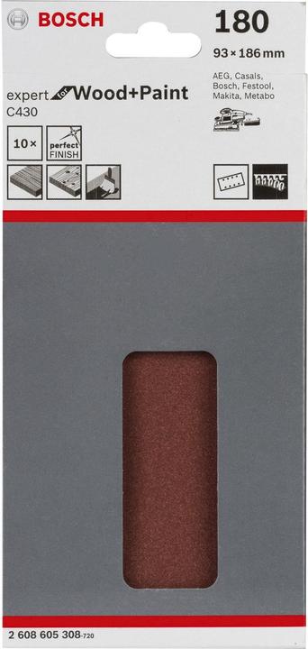 Actual product image Bosch Professional Zubehör Expert for Wood and Paint (180)