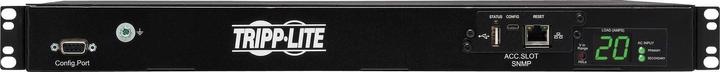 Actual product image Eaton Tripp Lite Series PDU Switched ATS 200-240V 16/20A 8 C13 2 C19 C20 Horizontal 1URM