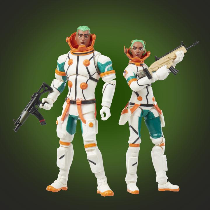 Actual product image Fortnite Hasbro Victory Royale Series Deo and Siona Battle Royale Pack, 15 cm tall figures to