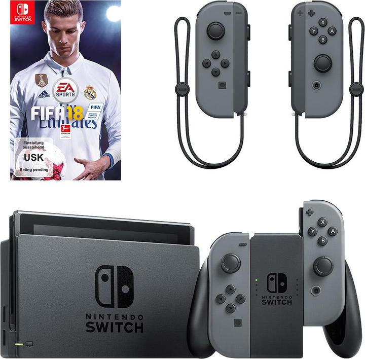 Nintendo Switch + FIFA 18 + Joy-Con Set