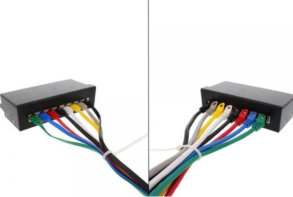 Actual product image InLine Patch cable flat (U/UTP, CAT6, 3 m)