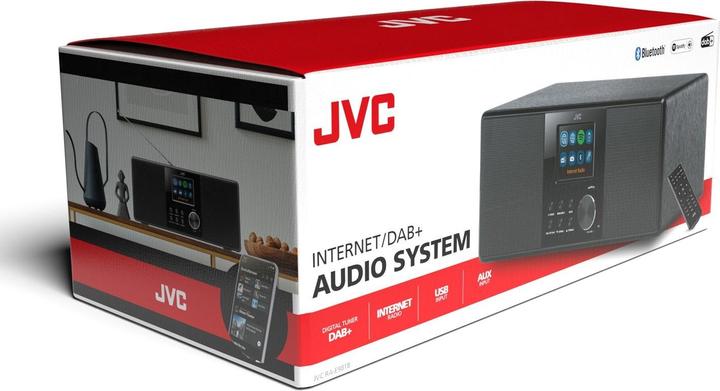 Actual product image JVC RAE981B (FM, AM, DAB, DAB+, Bluetooth, Wi-Fi)