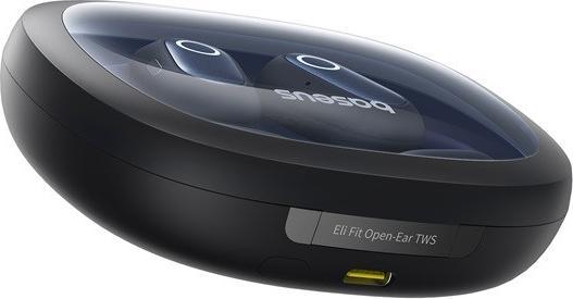 Immagine prodotto Baseus Eli Fit Open- Ear Headset Drahtlose Konnektivität/Musik USB Typ-C Bluetooth Schwarz (7.50 h, Senza fili)