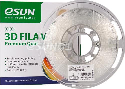 Actual product image eSUN Natural transparent - 1 kg - TPU Filament (3D) (TPU, 1.75 mm, 1000 g, Transparent)