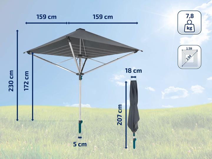 Actual product image Leifheit LinoProtect 400 laundry screen (40 m)
