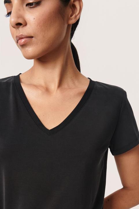 Image du produit Soaked in Luxury t-shirt col en v columbine (XL)