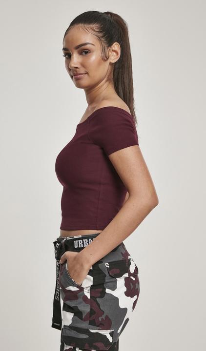 Produktbild Urban Classics Ladies Off Shoulder Rib Tee (XS)