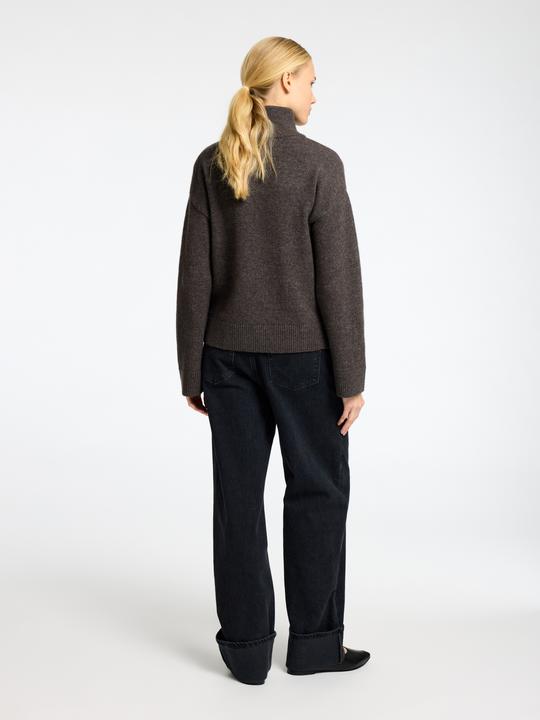 Image du produit Selected Femme Pull demi-zip en tricot (M)