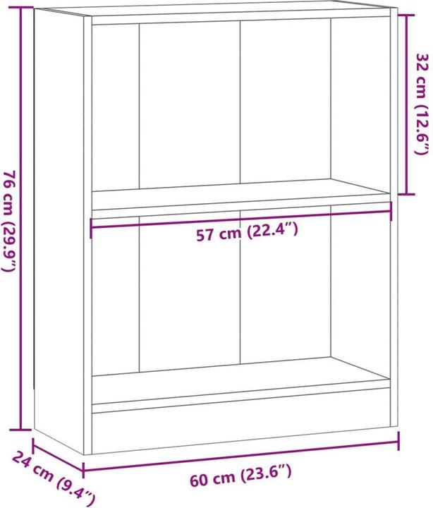 Immagine prodotto VidaXL Claiborn (60 x 24 x 76 cm)
