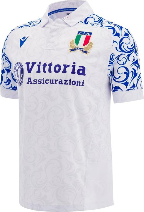 Macron Italienisches Rugby-Auswärts-Trikot 2024/25