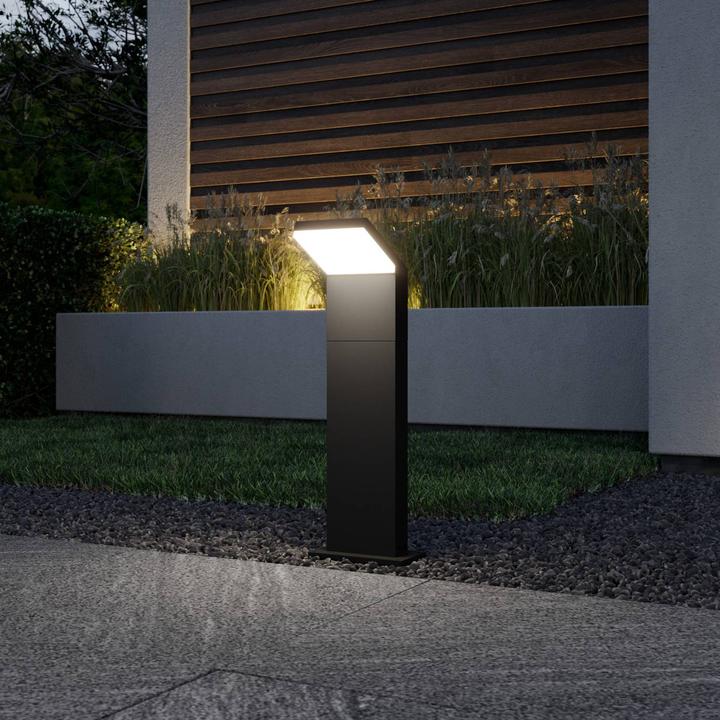 Produktbild Arcchio Yolena Aussen Garten Leuchte H60 Dark Grey/White (1700 lm, IP65)