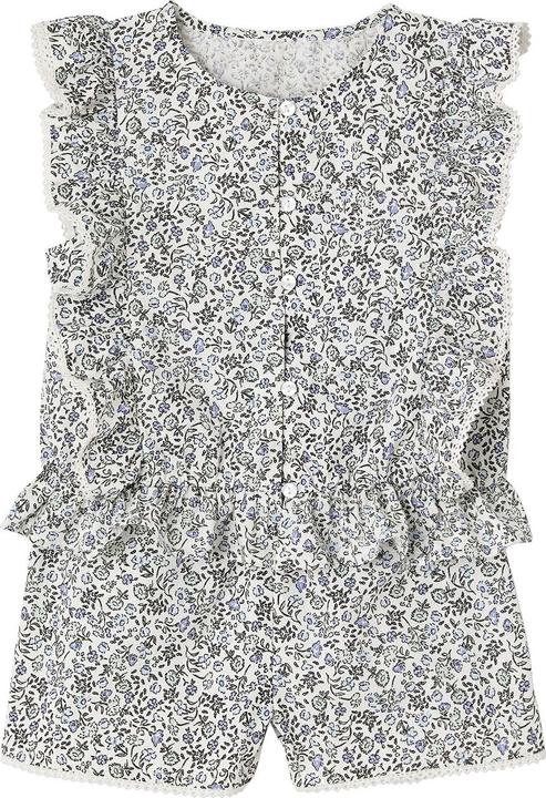 Produktbild Vertbaudet Festliches Mädchen-Set: Volantbluse & Shorts (92)