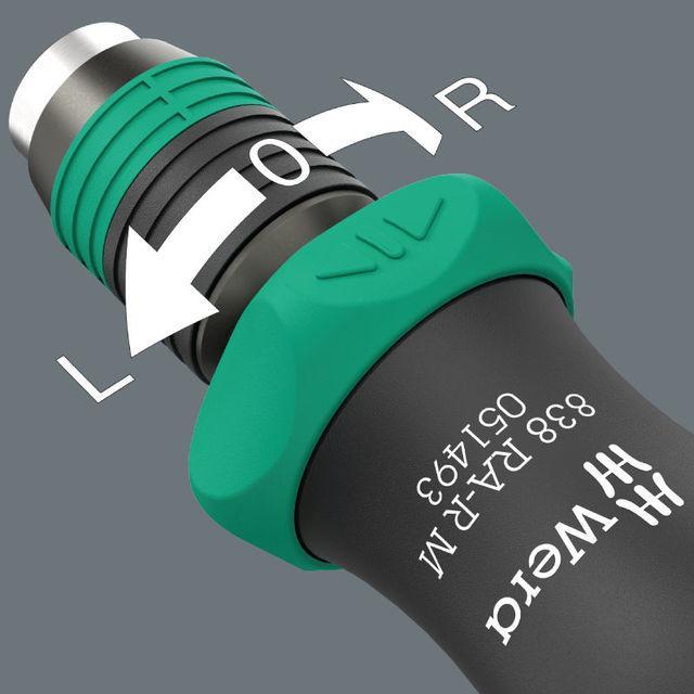 Immagine prodotto Wera Kraftform Kompakt 838 RA-R M Set 1 (Cacciavite a croce PZ, Fessura croce Phillipps (PH), Chiave a brugola, Pin-torx, Porta)