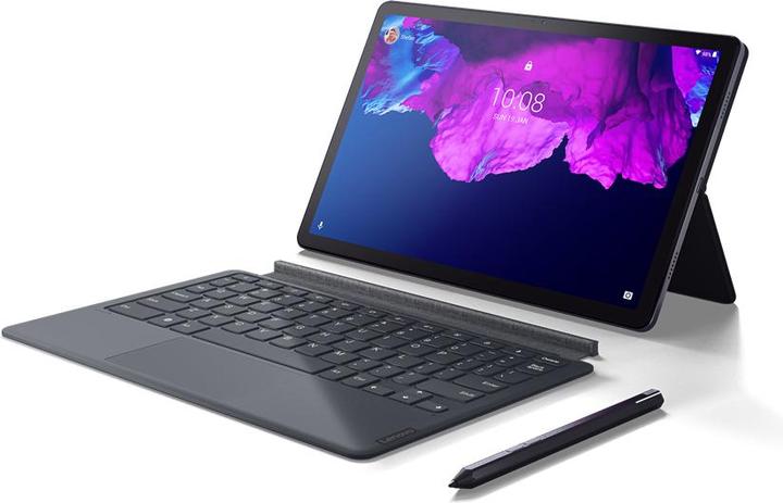 Lenovo Tab P11 inkl. Tastatur, Precision Pen 2 (4G, 11", 128 GB, Grau)