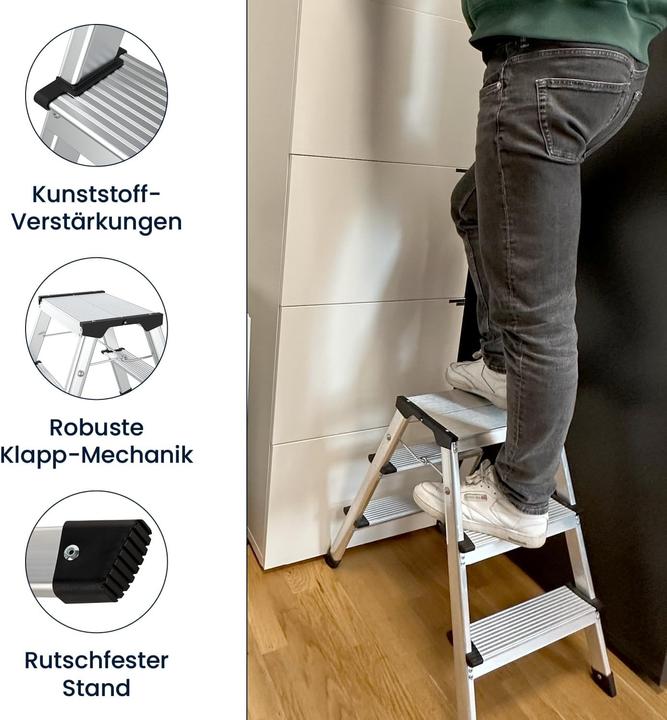 Actual product image Flexilife Aluminium step stool (45 cm)