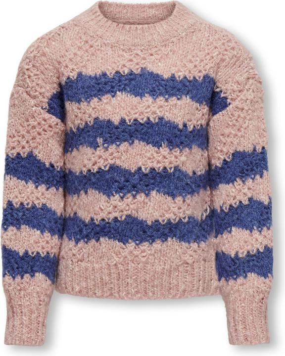 Only Normal geschnitten Hoch geschlossen Gerippte Ärmelbündchen Tief angesetzte Schulter Pullover (122)