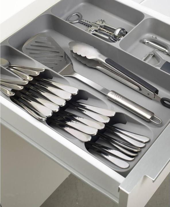 Produktbild Joseph Joseph DrawerStore Besteckeinlage, grau, 38.4x39.7x5.3cm