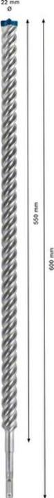 Productafbeelding Bosch Professional Zubehör Expert SDS plus-7X hamerboor, 22 x 550 x 600 mm (22 mm)