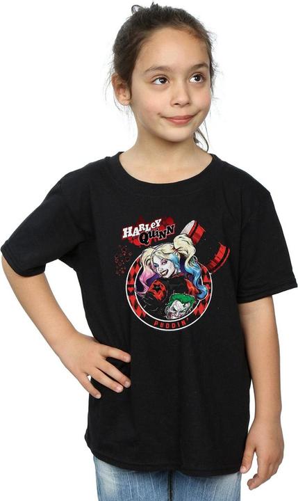 Image du produit - T-shirt HARLEY QUINN JOKER PATCH - Fille (152, 158)
