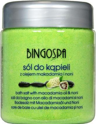 BingoSpa Badesalz mit Macadamia- und Noni-Öl 580g (Badesalz)