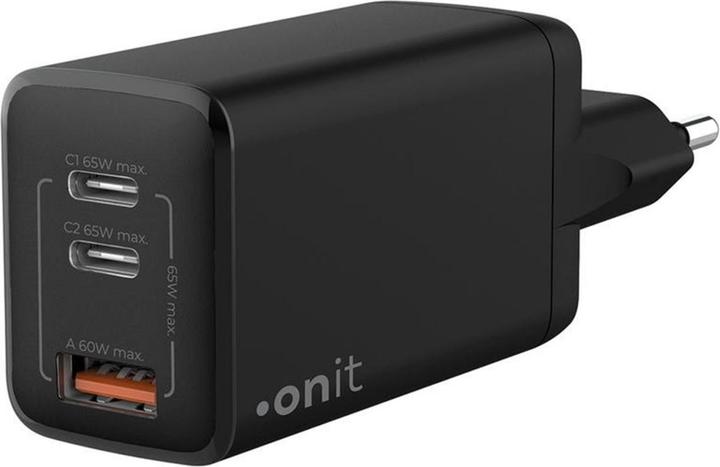 Onit Chargeur mural USB Trial QC4+ 65 W GaN noir (65 W)