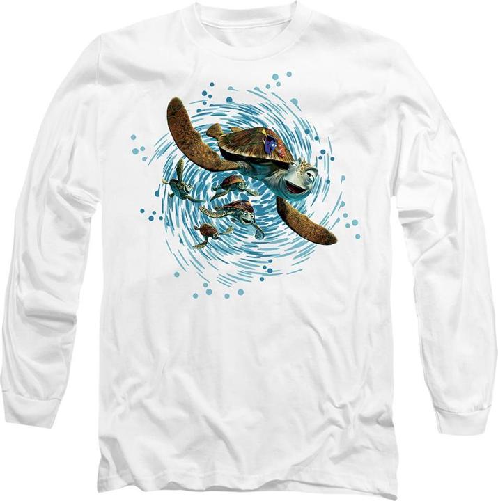 Immagine prodotto Finding Nemo Ride The Wave Maglietta Crush (Personaggio di Rusty Rivets) Adulto Unisex (M)