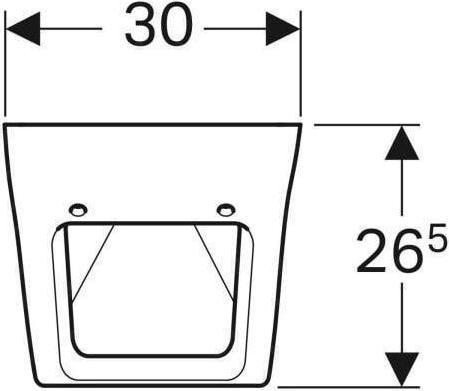 Actual product image Geberit Keramag / Urinal Pareo white 236100000