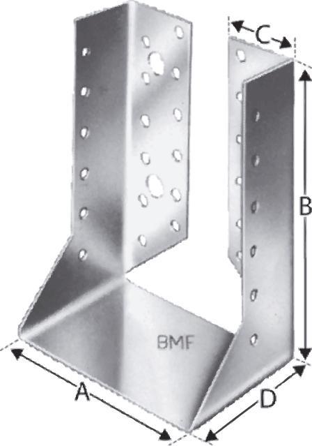 Image du produit Simpson Sst Sabot d.solive SST type BSIN 80/180 (Cintre à solive, 1 pcs)