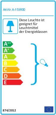 Energie-Label Astro Mashiko (E14)