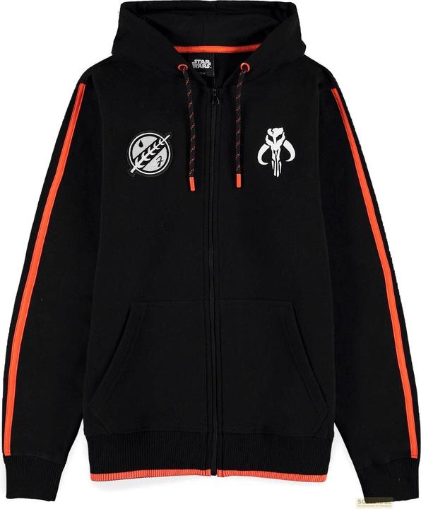 Star Wars Boba Fett Stripe Men's Zipper Hoodie