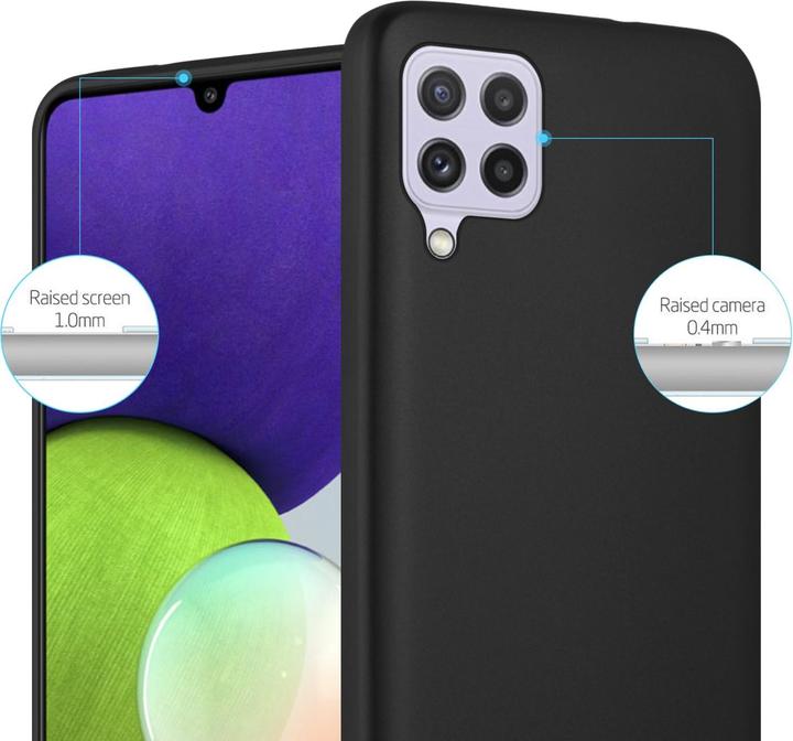 Immagine prodotto Cadorabo Manicotto metallico opaco in TPU (Samsung Galaxy M22, Samsung Galaxy A22, Samsung Galaxy A32)