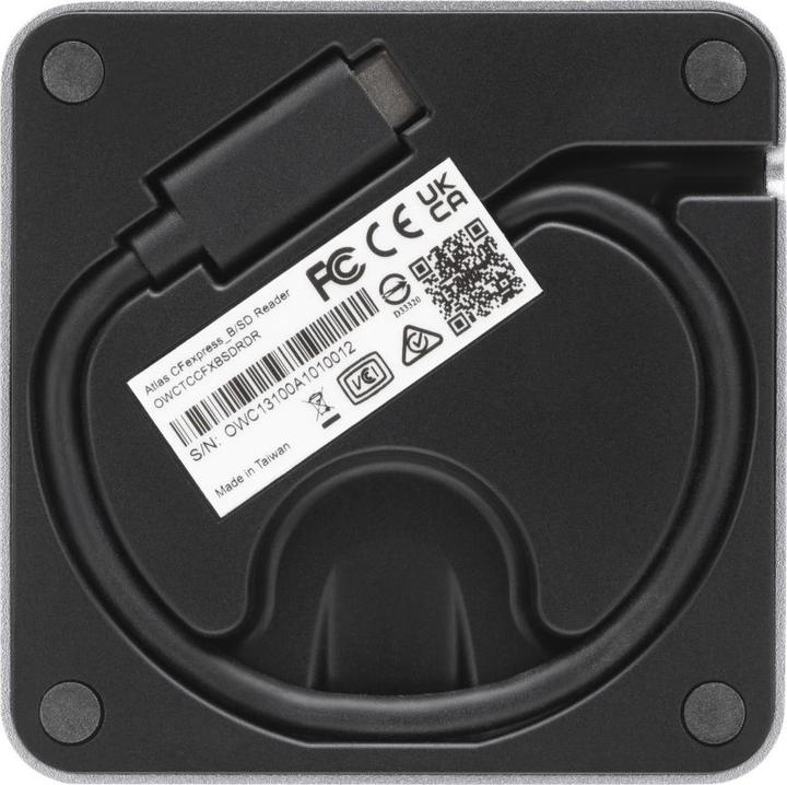 Actual product image OWC Atlas Dual CFexpress + SD Card Reader (USB 3.2 Gen 2, USB-C)