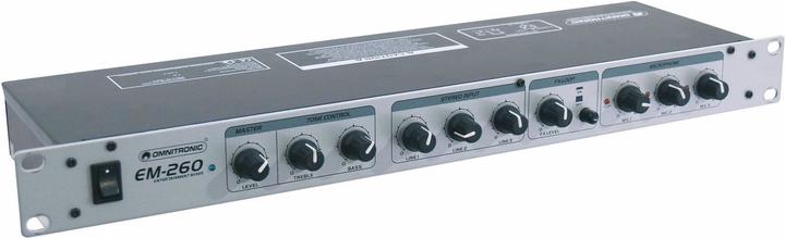 Actual product image Omnitronic EM-260 (Line-mixer)