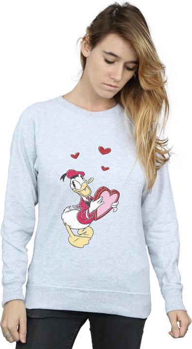 Immagine prodotto Disney Donald Duck Love Heart Felpa Donna (M)