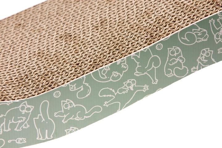 Produktbild Karlie Simon's Cat Kratzpappe (25 cm, Grün, Grau, Braun)