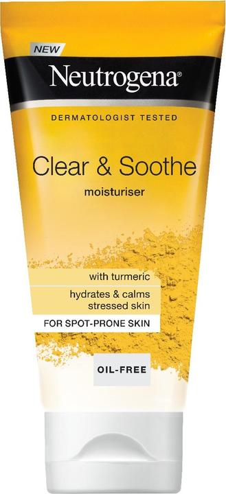 Produktbild Neutrogena Clear & Soothe Face Cream With Turmeric 75Ml (75 ml, 24h Creme)