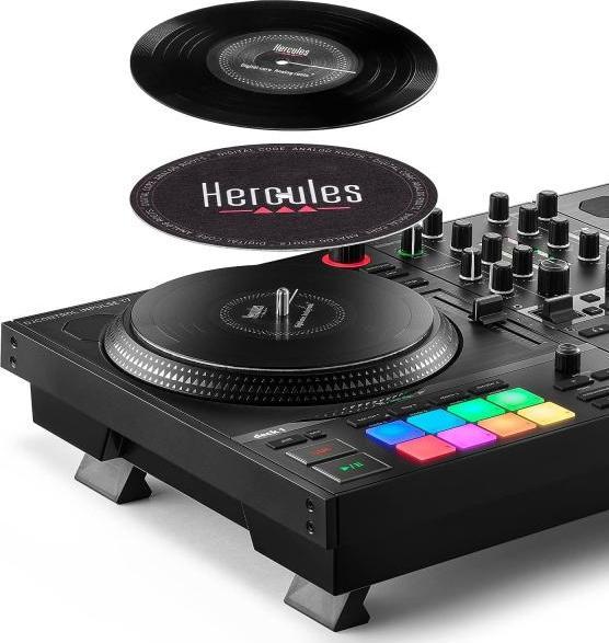 Actual product image Hercules DJ Control Inpulse T7 DJ controller with bag and cloth