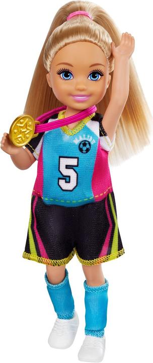 Produktbild Barbie „Traumvilla Abenteuer“ Chelsea Fussballerin Puppe und Spielset