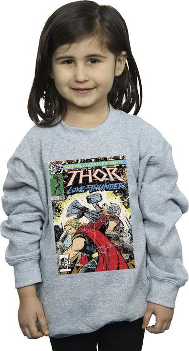Image du produit - Sweat THOR LOVE AND THUNDER VINTAGE POSTER - Fille (116)