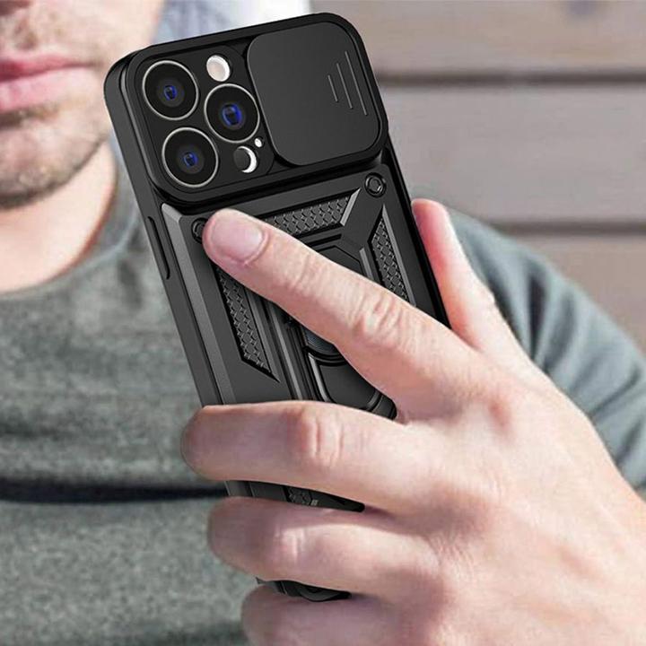 Immagine prodotto Hurtel Custodia Hybrid Armor Camshield per iPhone 13 Pro Max Custodia blindata con copertura della (Apple iPhone 13 Pro Max)