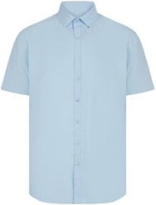 Actual product image Henbury Mens Cotton Feel CoolPlus Short-Sleeved Shirt (L)