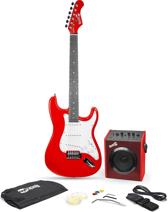 Productafbeelding PDT RJ FS Elektrische Gitaar SK RJEG06 Rood (Elektrische gitaar)