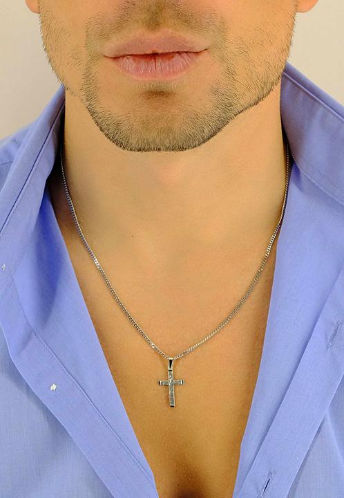 Produktbild Muau Kreuz (750/18K Weissgold)