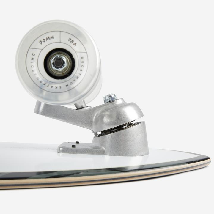 Produktbild Decathlon Longboard Surfskate Surftraining 34" - White Oil (34.06")