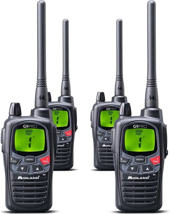 Image du produit Midland G9 Pro 4 packs, PMR446 (12 km)