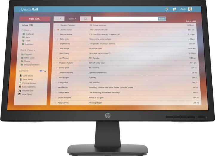 HP P22v G4 P-Series (1920 x 1080 pixels, 22")