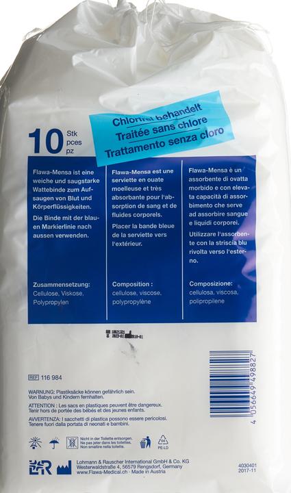 Produktbild Flawa Mensa (10 x, Damenbinden)